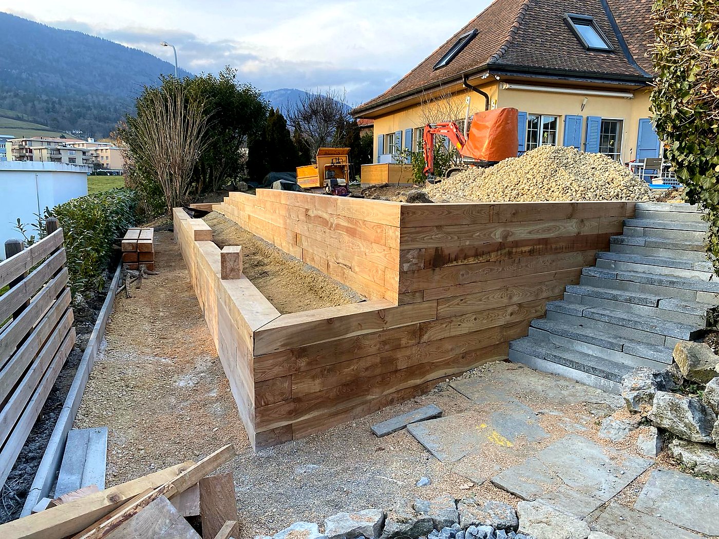 Grand chantier d'aménagement